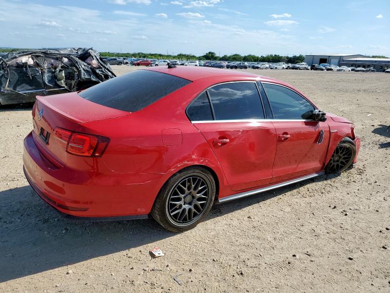 3VW4T7AJ5HM337813 - 2017 VOLKSWAGEN JETTA GLI RED photo 3