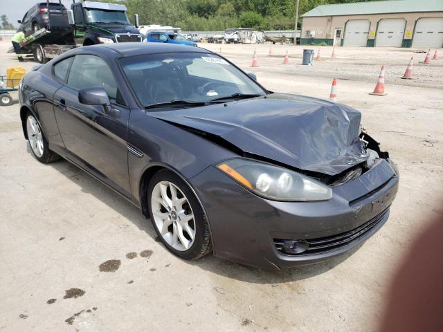 KMHHN66F48U285580 - 2008 HYUNDAI TIBURON GT GRAY photo 4