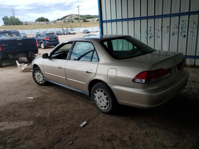 3HGCG56412G700996 - 2002 HONDA ACCORD LX Dorado foto 2