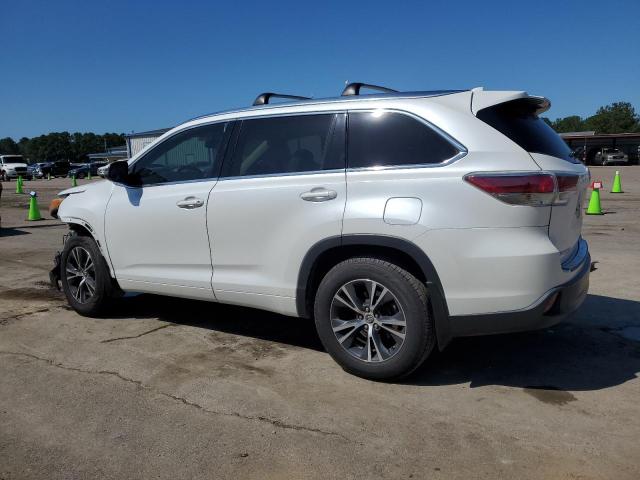 5TDKKRFH1GS137248 - 2016 TOYOTA HIGHLANDER XLE WHITE photo 2