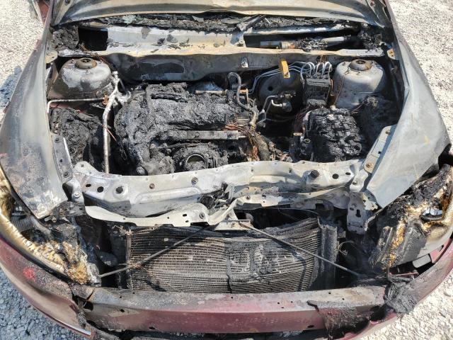 1G1ZC5E18BF279994 - 2011 CHEVROLET MALIBU 1LT Bordo foto 11