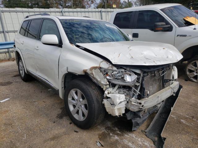 5TDZK3EH7DS135027 - 2013 TOYOTA HIGHLANDER BASE Blanc photo 1