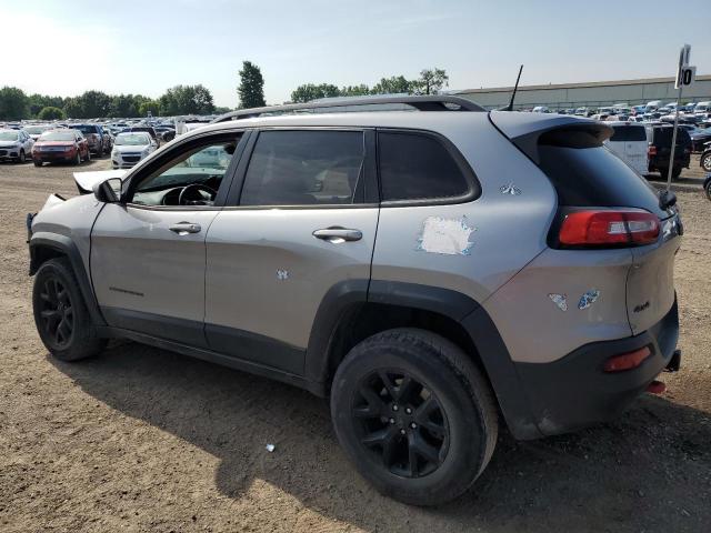 1C4PJMBS6GW223278 - 2016 JEEP CHEROKEE TRAILHAWK SILVER photo 2
