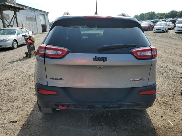 1C4PJMBS6GW223278 - 2016 JEEP CHEROKEE TRAILHAWK SILVER photo 6