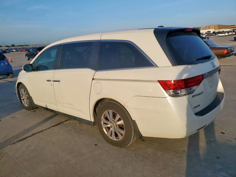 5FNRL5H61FB106018 - 2015 HONDA ODYSSEY EXL WHITE photo 2