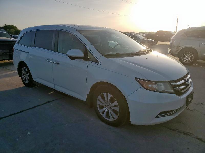 5FNRL5H61FB106018 - 2015 HONDA ODYSSEY EXL WHITE photo 4