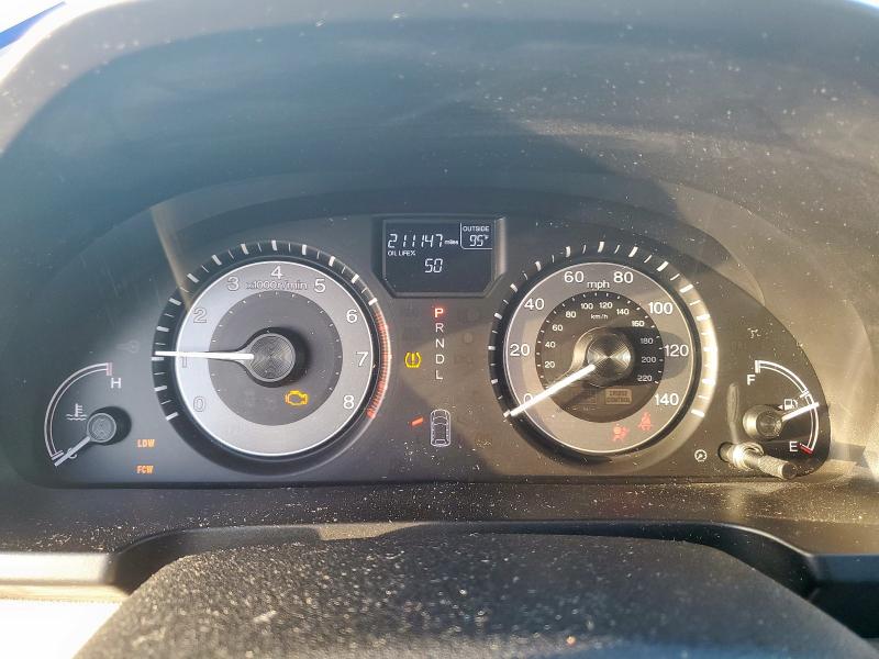 5FNRL5H61FB106018 - 2015 HONDA ODYSSEY EXL WHITE photo 9