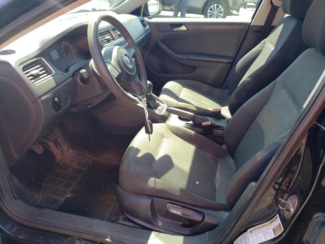 3VW1K7AJ2DM242285 - 2013 VOLKSWAGEN JETTA BASE 黑色 照片 7