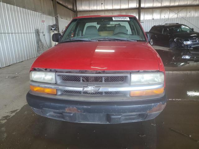 1GCCS19H338198603 - 2003 CHEVROLET S TRUCK S10 RED photo 5