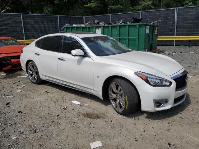 JN1BY1PP0FM602167 - 2015 INFINITI Q70L 3.7 WHITE photo 4