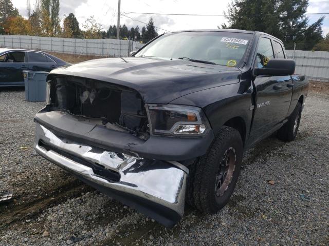 1C6RD7FTXCS243773 - 2012 DODGE RAM 1500 ST BLACK photo 2