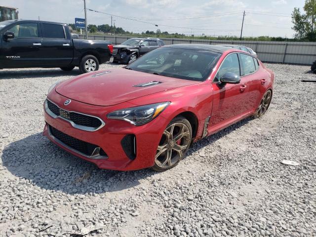 KNAE55LC7K6059439 - 2019 KIA STINGER GT2 RED photo 1