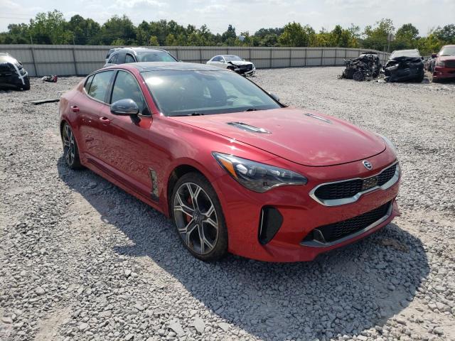 KNAE55LC7K6059439 - 2019 KIA STINGER GT2 RED photo 4