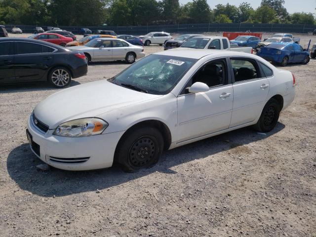 2G1WS553881259980 - 2008 CHEVROLET IMPALA POLICE WHITE photo 1