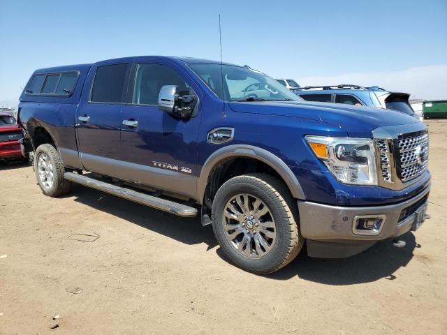 1N6AA1F45HN566944 - 2017 NISSAN TITAN XD SL BLUE photo 4