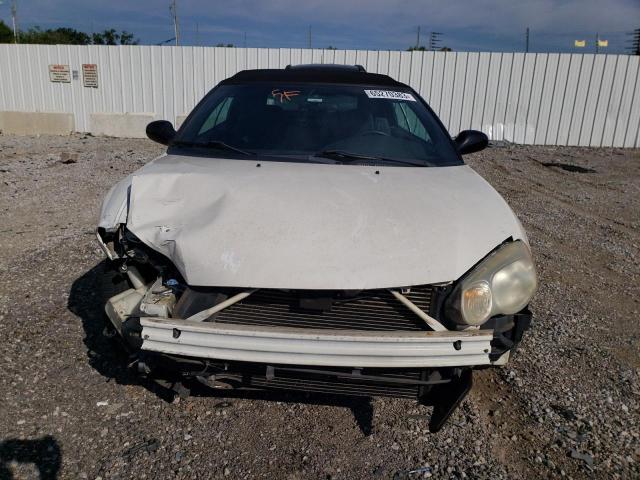 1C3EL75R65N639530 - 2005 CHRYSLER SEBRING GTC WHITE photo 5