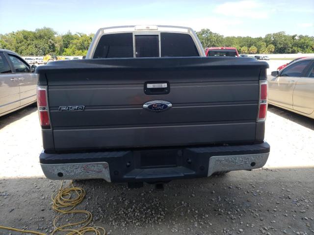 1FTFW1ET4DKD46080 - 2013 FORD F150 SUPERCREW GRAY photo 6