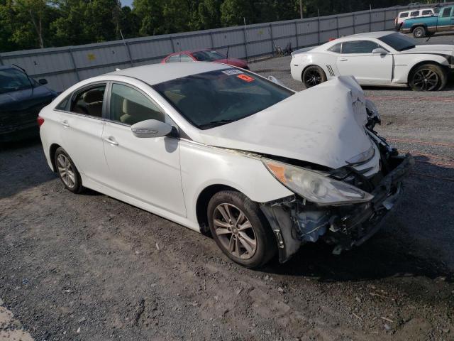 5NPEB4AC8EH862778 - 2014 HYUNDAI SONATA GLS WHITE photo 4