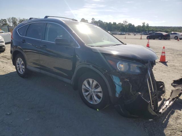 2HKRM4H74DH672477 - 2013 HONDA CR-V EXL BLACK photo 4