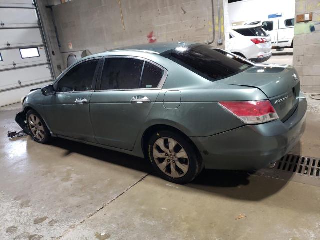 1HGCP36829A047417 - 2009 HONDA ACCORD EXL GREEN photo 2