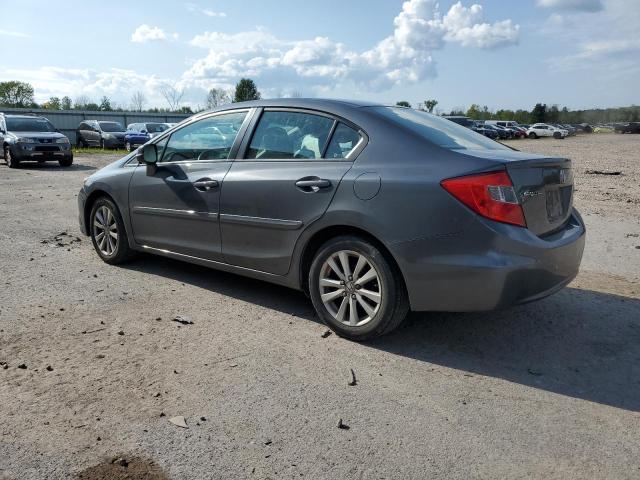 2HGFB2F98CH307617 - 2012 HONDA CIVIC EXL Գրաֆիտ լուսանկար 2