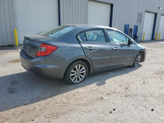 2HGFB2F98CH307617 - 2012 HONDA CIVIC EXL CHARCOAL photo 3