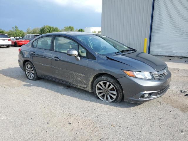 2HGFB2F98CH307617 - 2012 HONDA CIVIC EXL CHARCOAL photo 4