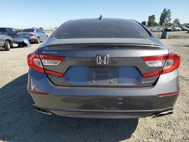1HGCV1F31JA191379 - 2018 HONDA ACCORD SPORT GRAY photo 6