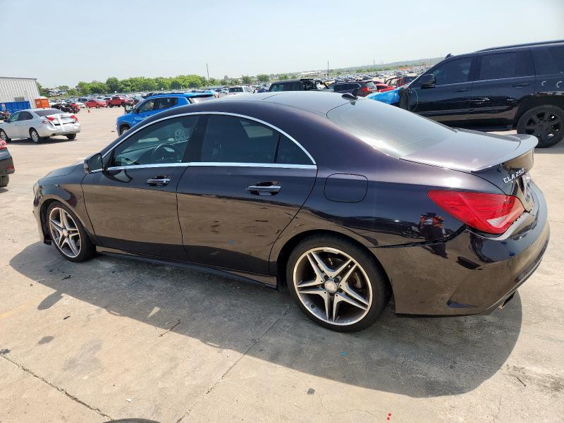 WDDSJ4GB9FN212451 - 2015 MERCEDES-BENZ CLA 250 4MATIC PURPLE photo 2