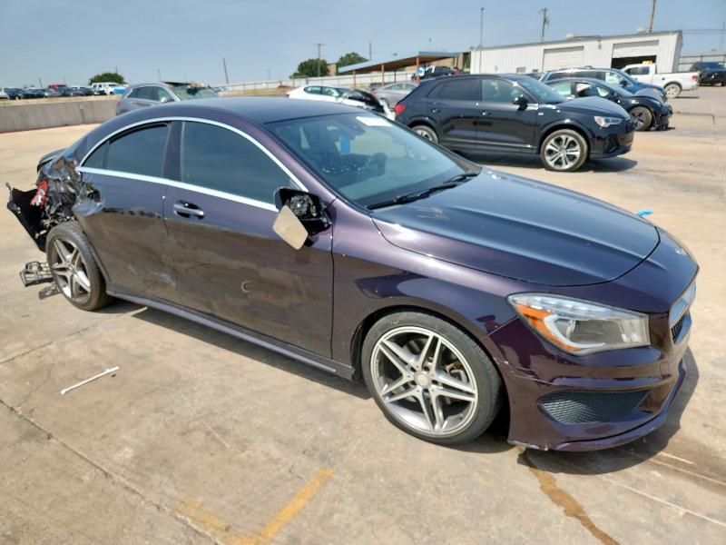 WDDSJ4GB9FN212451 - 2015 MERCEDES-BENZ CLA 250 4MATIC PURPLE photo 4