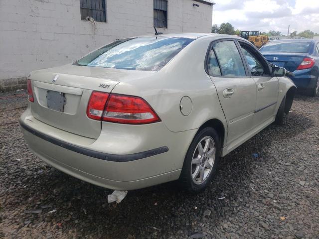 YS3FD49Y171142580 - 2007 SAAB 9-3 2.0T BEIGE photo 4