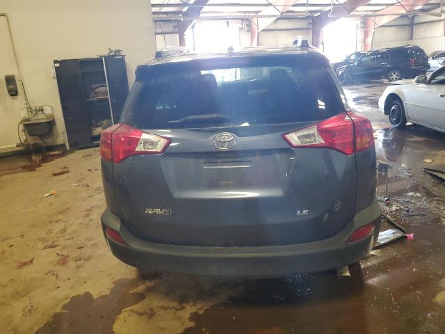 JTMZFREV6ED035236 - 2014 TOYOTA RAV4 LE BLUE photo 6