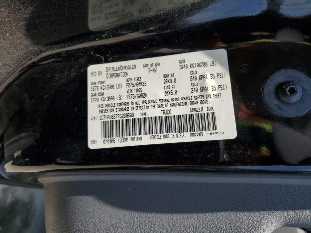1D7HA18277S269399 - 2007 DODGE RAM 1500 ST BLACK photo 12