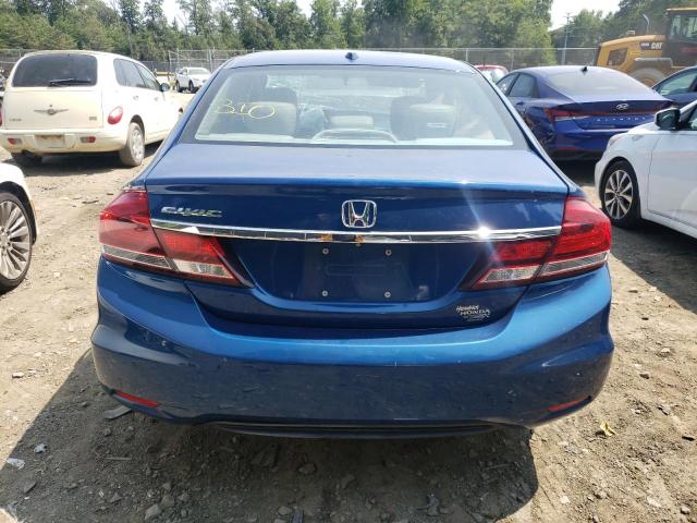 19XFB2F91FE036818 - 2015 HONDA CIVIC EXL BLUE photo 6