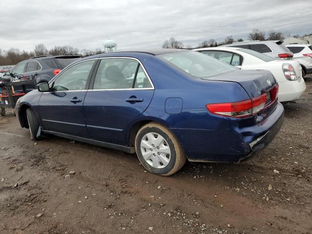 1HGCM56353A125902 - 2003 HONDA ACCORD LX BLUE photo 2