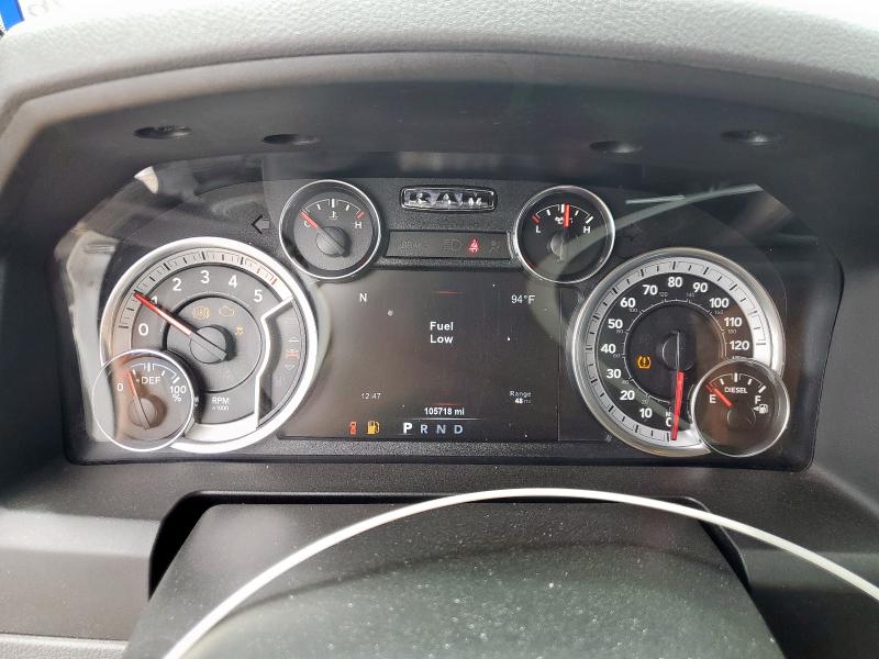 1C6RR6LM9JS249991 - 2018 RAM 1500 SLT Biały zdjęcie 9