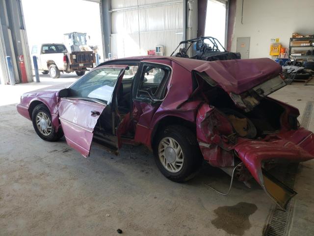 1MEPM6242PH648245 - 1993 MERCURY COUGAR XR7 PINK photo 2