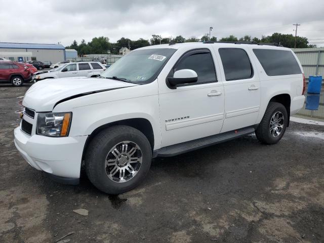 1GNSKJE7XCR200521 - 2012 CHEVROLET SUBURBAN K1500 LT WHITE photo 1