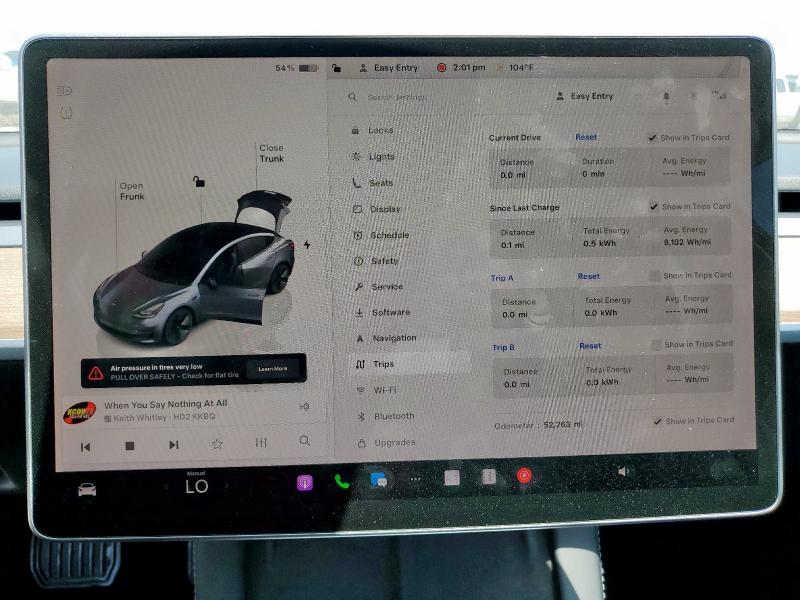 5YJ3E1EA8PF402978 - 2023 TESLA MODEL 3 Մոխրագույն լուսանկար 9