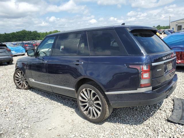 SALGV3EF5GA273253 - 2016 LAND ROVER RANGE ROVE AUTOBIOGRAPHY BLUE photo 2