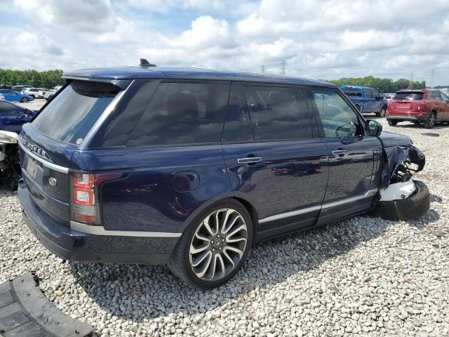 SALGV3EF5GA273253 - 2016 LAND ROVER RANGE ROVE AUTOBIOGRAPHY BLUE photo 3