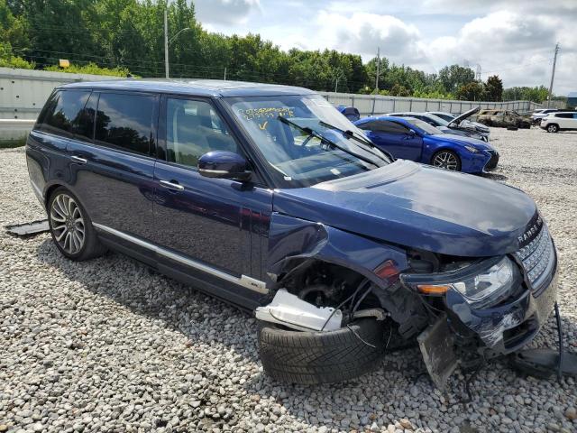 SALGV3EF5GA273253 - 2016 LAND ROVER RANGE ROVE AUTOBIOGRAPHY BLUE photo 4