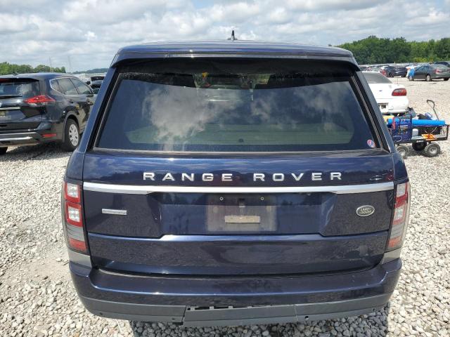 SALGV3EF5GA273253 - 2016 LAND ROVER RANGE ROVE AUTOBIOGRAPHY BLUE photo 6
