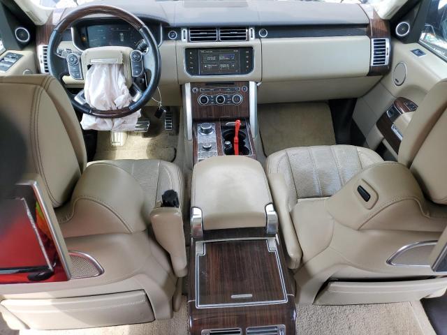 SALGV3EF5GA273253 - 2016 LAND ROVER RANGE ROVE AUTOBIOGRAPHY BLUE photo 8