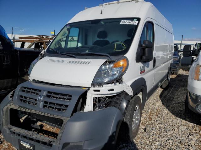 3C6TRVDG1JE124334 - 2018 RAM PROMASTER 2500 HIGH WHITE photo 2