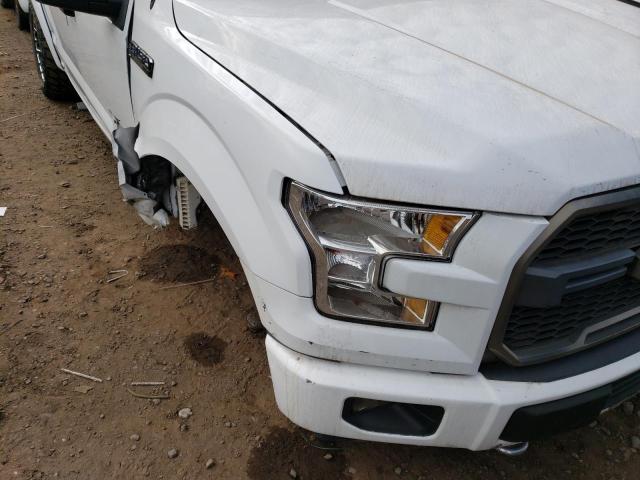 1FTEW1EF2HFA75833 - 2017 FORD F150 SUPERCREW WHITE photo 10