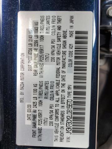 JM3KFBCM2L0815670 - 2020 MAZDA CX-5 TOURING BLUE photo 13