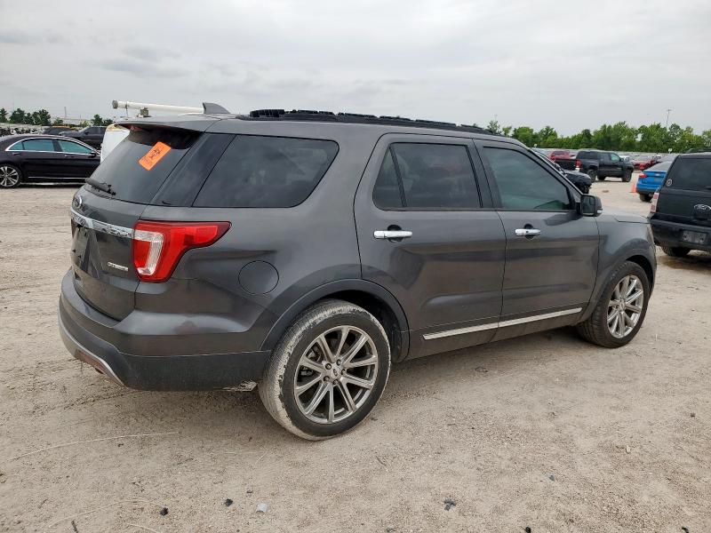 1FM5K7F83GGA44979 - 2016 FORD EXPLORER LIMITED GRAY photo 3