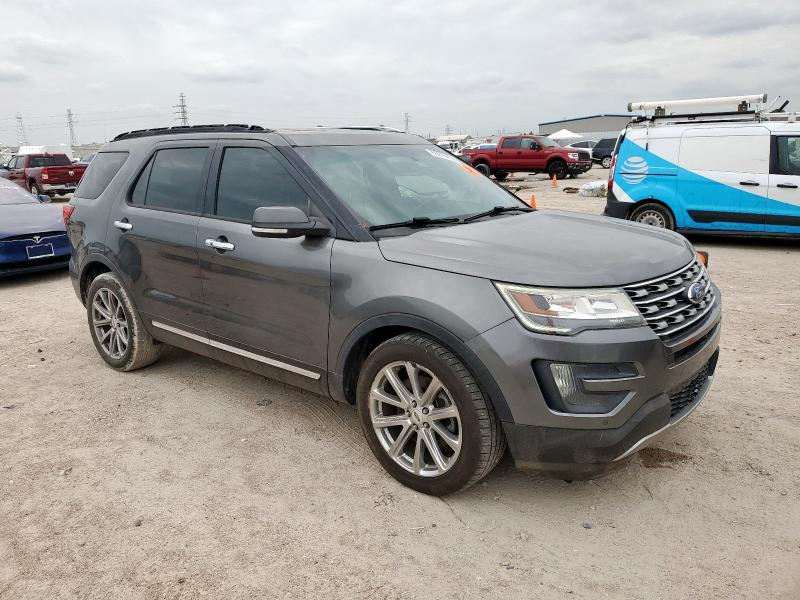 1FM5K7F83GGA44979 - 2016 FORD EXPLORER LIMITED GRAY photo 4
