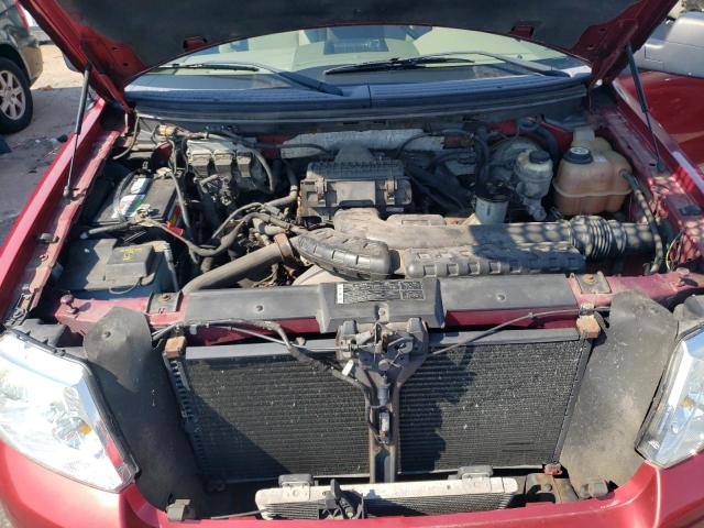 1FTPX14587NA56447 - 2004 FORD F 150 MAROON photo 11